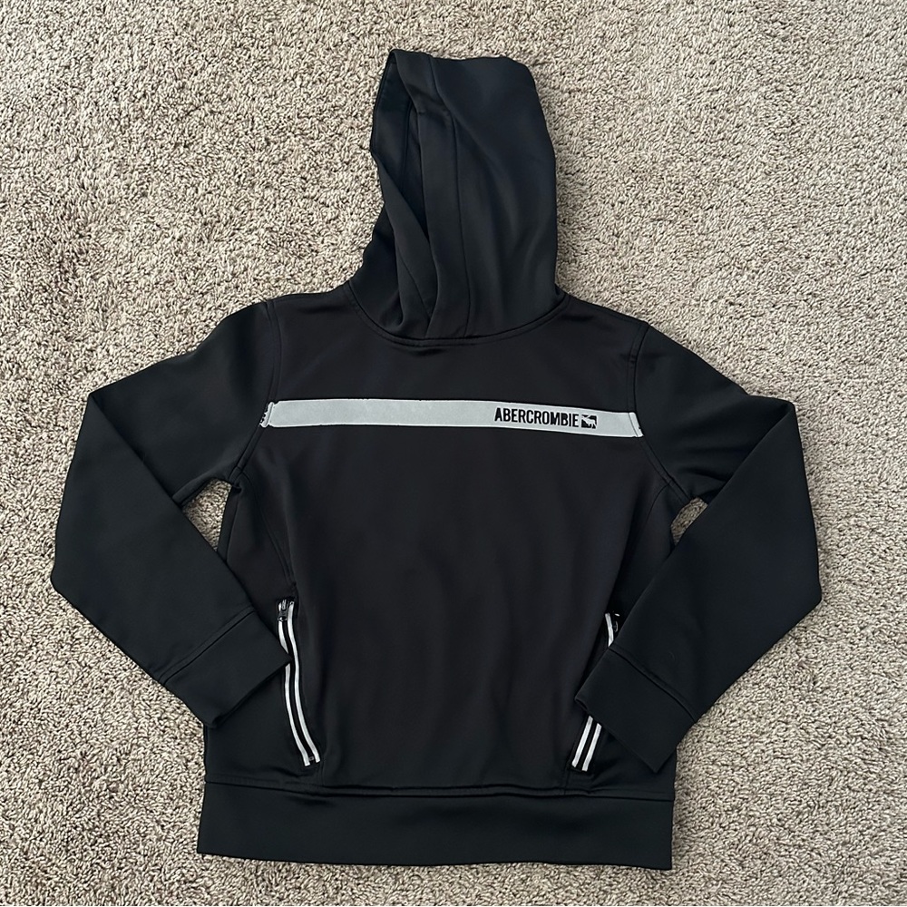 Black Abercrombie kids boys hoodie
